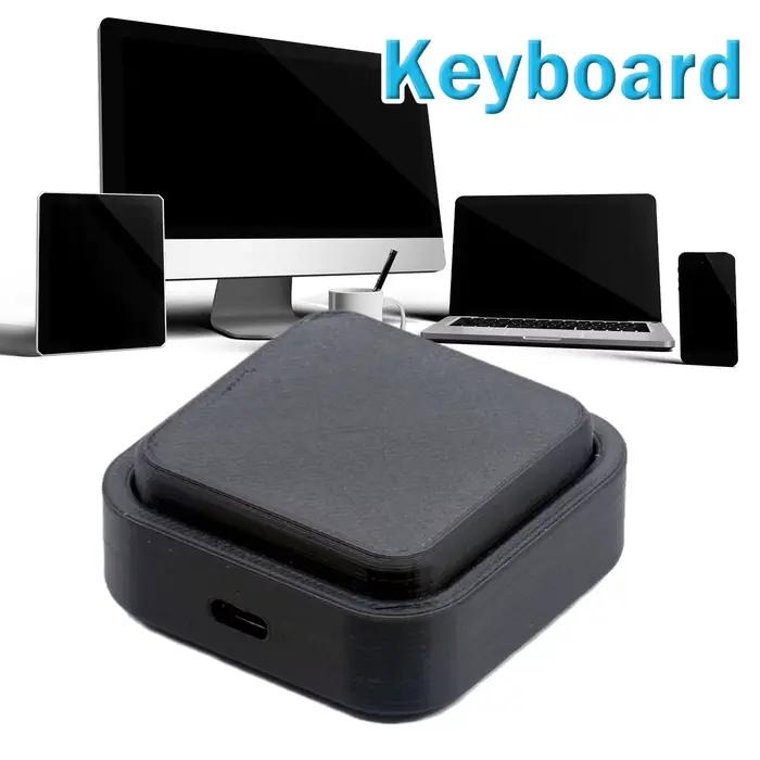 Mini Clavier Personnalisé Une Touche USB Programmable Macro Bouton de Raccourci Bleu Clair Pour Amateurs de Jeux Occasions Spéciales