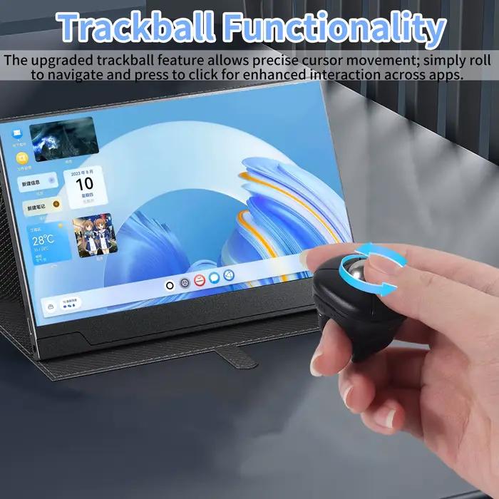 Souris Trackball sans fil Bluetooth double mode Air Mouse pour présentations PowerPoint