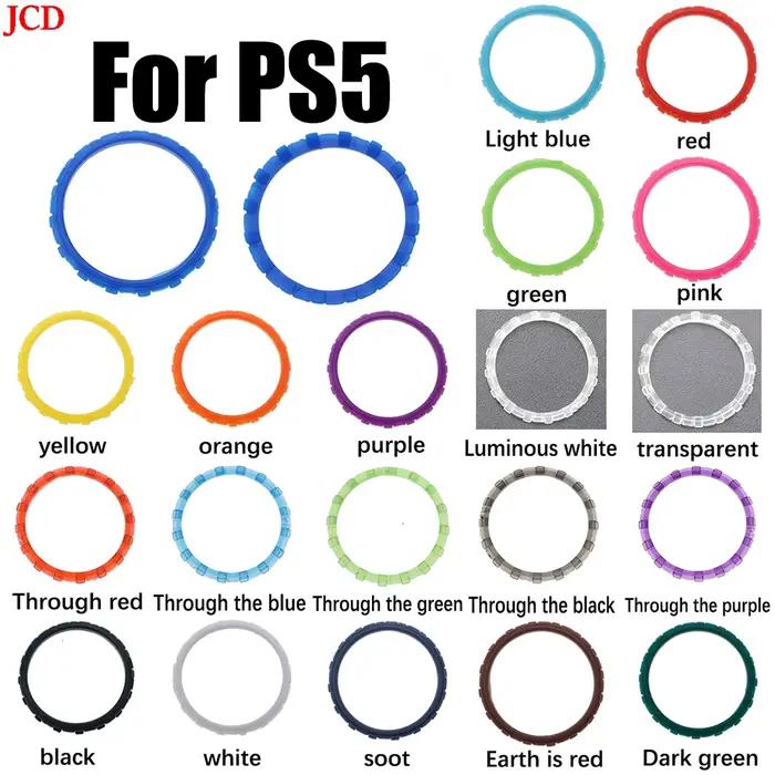 JCD 1 paire = 2 pièces pour contrôleur PS5 anneaux de manette d'accent analogique pour accessoires de remplacement PS5