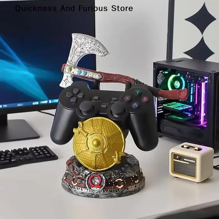 Nouveau support créatif pour manette de jeu God of War 2026 pour PS5/Xbox/PS4 – Décoration de bureau unique