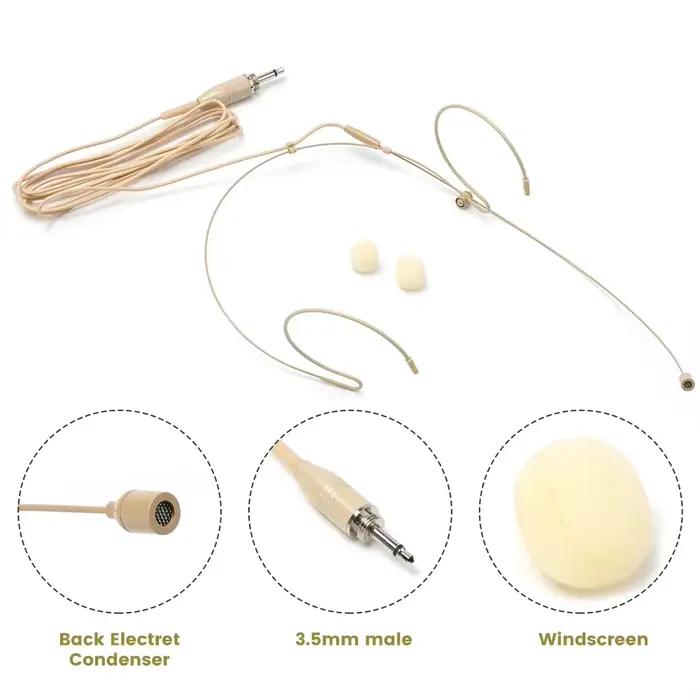 Double crochet d'oreille casque Microphone