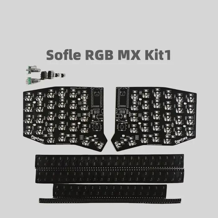 Kit de clavier mécanique Sofle MX Split RGB