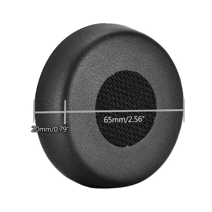 Pour Jabra évolve 75 75 + évolve75 casque antibruit 1 paire de coussinets d'oreille en cuir protéiné de remplacement housse de coussin oreillettes
