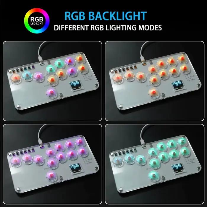 Contrôleur de bâton de combat d'arcade de clavier de Hitbox