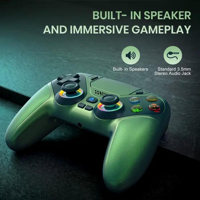 Manette de jeu avec lumières RGB pour Playstation 5