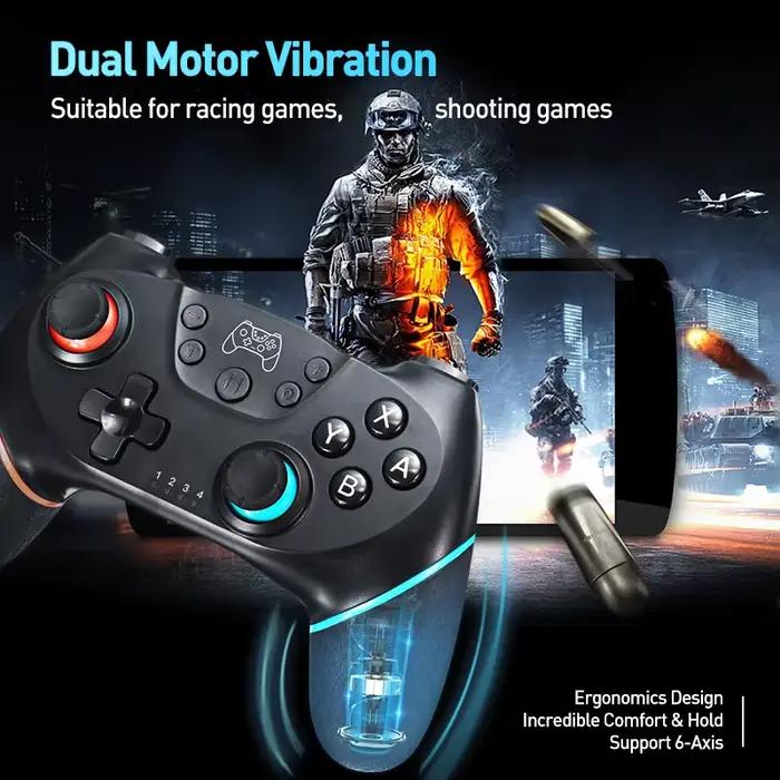 Sans fil Bluetooth pour Nintendo Switch et OLED Lite contrôleur PC manette de jeu contrôle ordinateur jeu Pad Mando commande jeu
