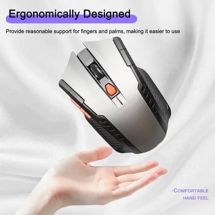 Souris sans fil ergonomique 2.4G