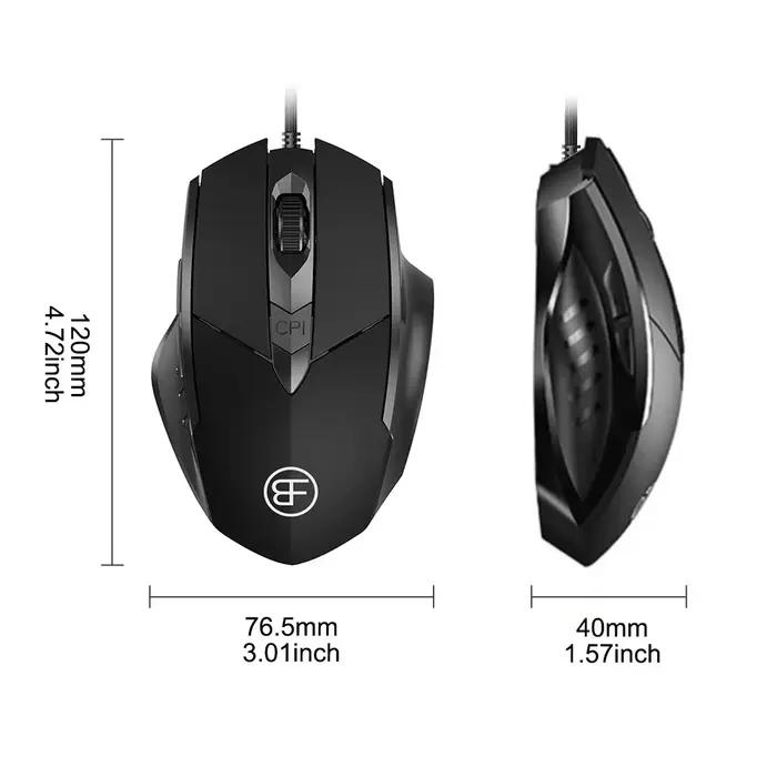 Souris filaire ergonomique