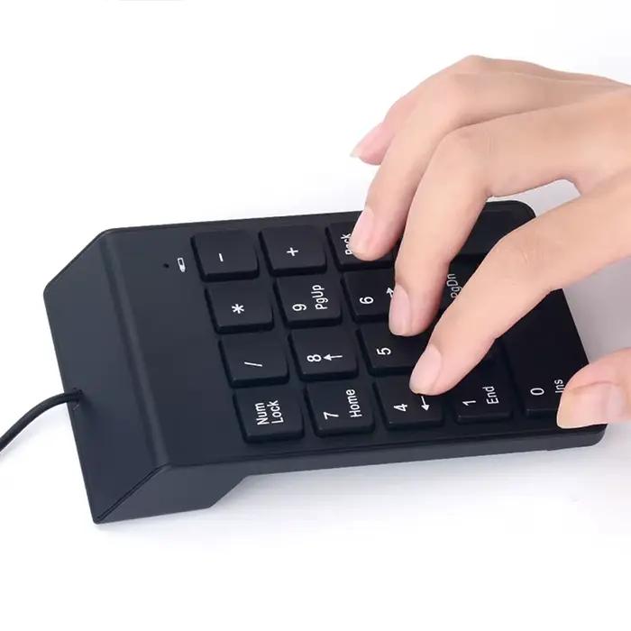 Clavier filaire USB universel Mini 18 touches