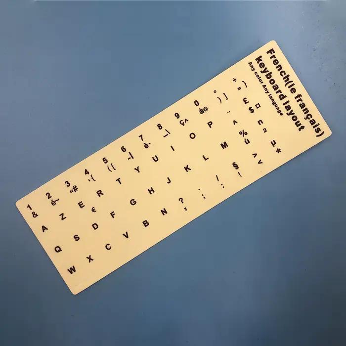 Autocollants pour clavier français