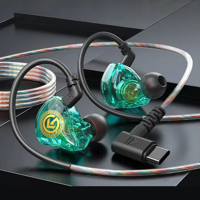 Écouteurs intra-auriculaires filaires de Type C
