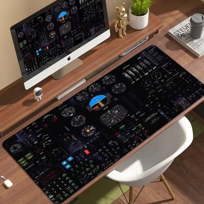Tapis de souris XXL pour tableau de bord d'avion