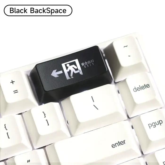 Capuchon de touche de clavier mécanique rétroéclairé 2U Safe