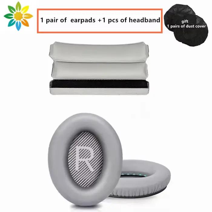 Coussinets d'oreille pour BOSE QC35 pour QuietComfort 35 & 35 II casque de remplacement écouteurs en mousse à mémoire
