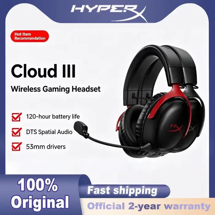 Casque de jeu sans fil HyperX Cloud III