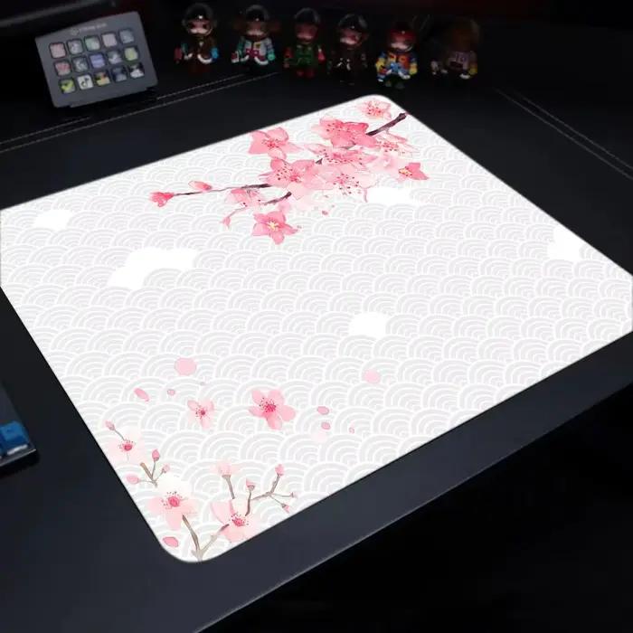 Tapis de souris de jeu en fleurs de cerisier
