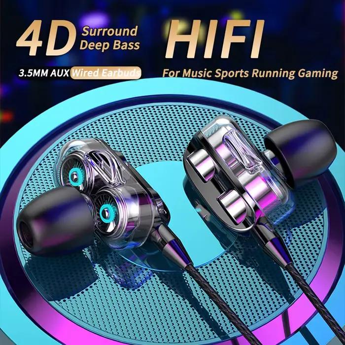 Écouteurs intra-auriculaires filaires
