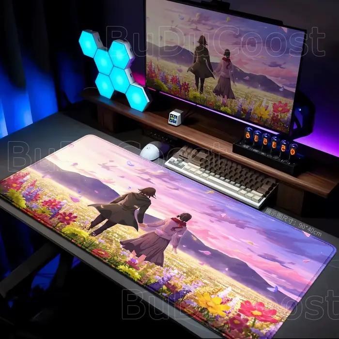 Nouveau Cool Anime attaque sur Titan grand tapis de souris ordinateur