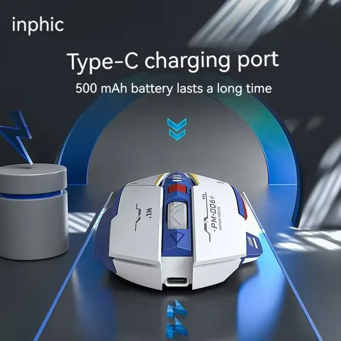 Inphic-Souris sans fil F9 Mecha Edition