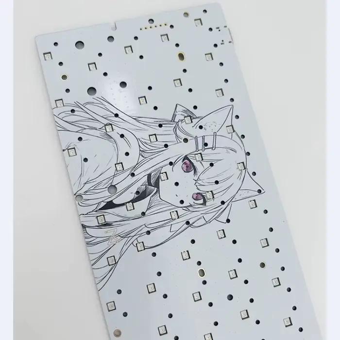 Wooting 60HE carte PCB pour clavier mécanique personnalisé bricolage GH60 axe magnétique PCB 61 touches monomode échange à chaud RGB accessoires