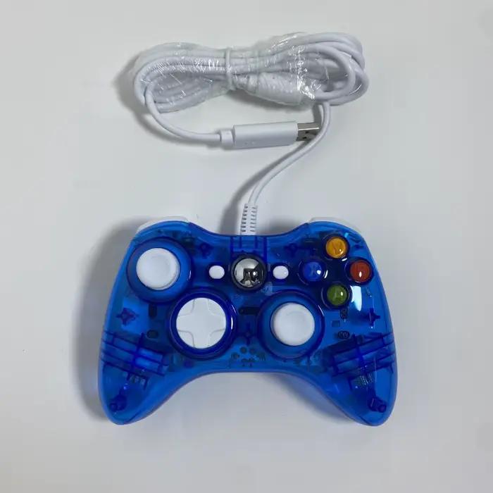 Contrôleur de manettes de jeu transparent Shell pour XBOX 360