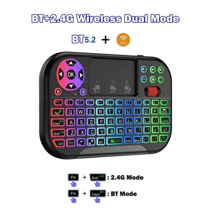 Mini clavier sans fil M2 avec pavé tactile