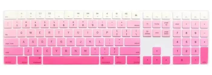 Coque de protection en silicone pour Apple Magic Keyboard A1843 avec pavé numérique modèle américain pour un clavier propre et en bon état occasions professionnelles et personnalisation
