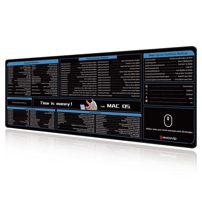 Tapis de souris EXCO raccourci pour Mac OS