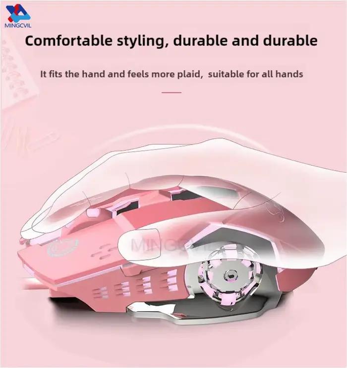 MINGCVIL souris sans fil Rechargeable ordinateur de jeu