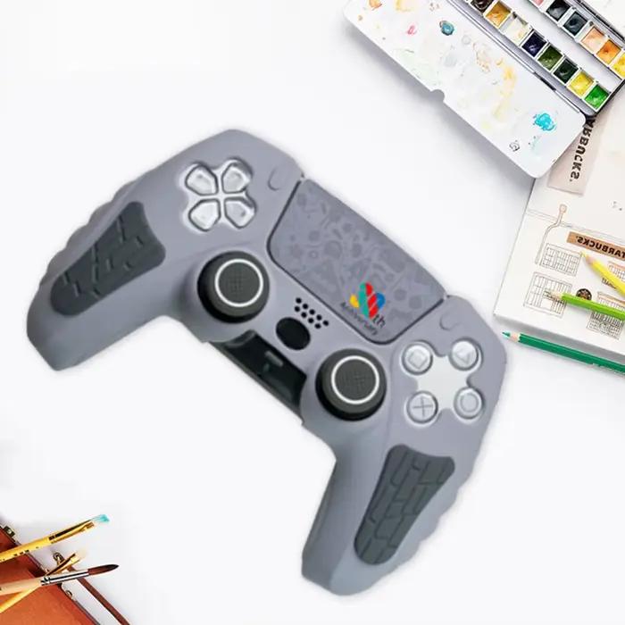 Coque en silicone pour manette PS5 édition limitée 30e anniversaire avec autocollant tactile