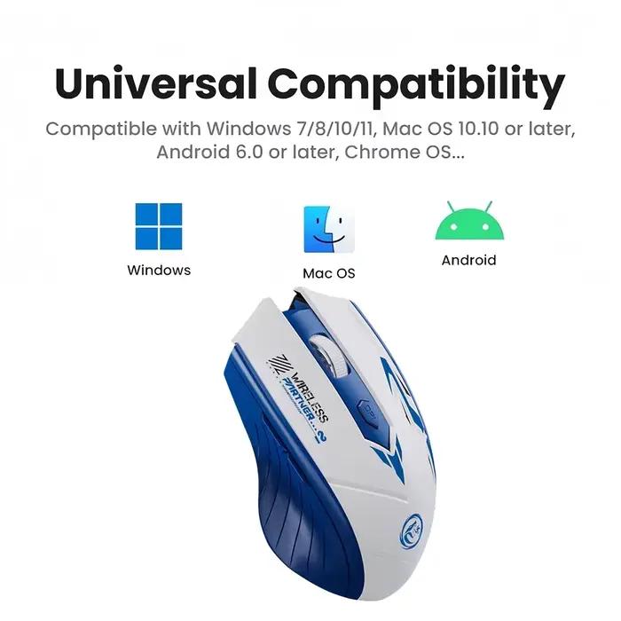 Souris sans fil Bluetooth 5.4 ghz