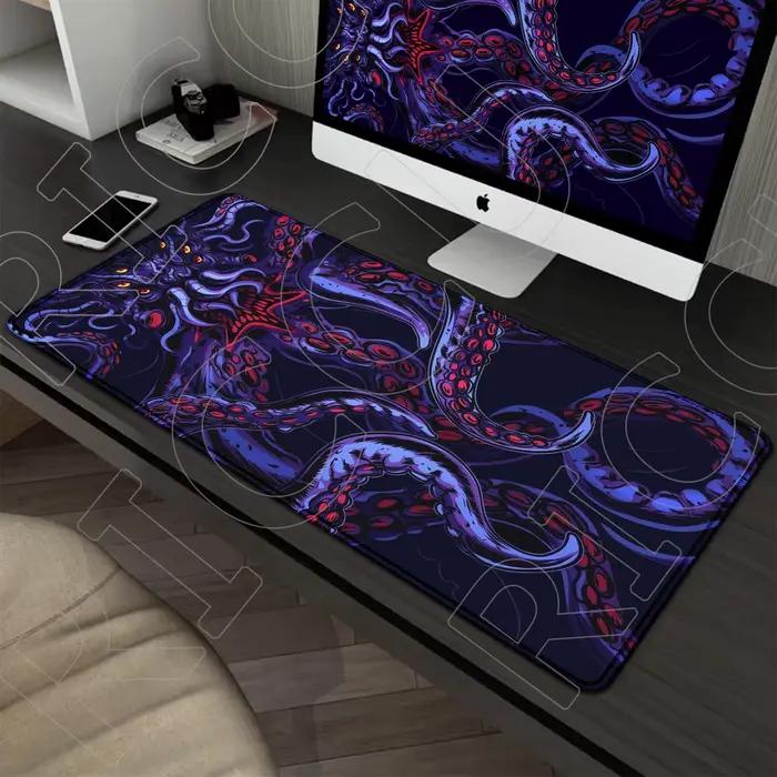 Tapis de souris punk poulpe monstre de mer