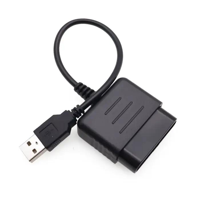 Câble convertisseur adaptateur USB PS2 vers PS3 pour jouer sur console et PC accessoires de jeu vidéo pour manette de jeu traditionnelle