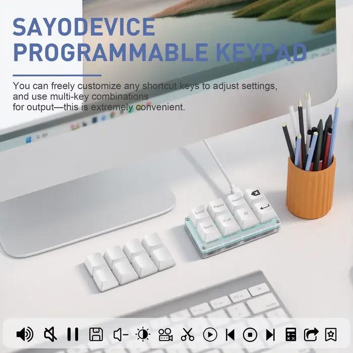 Clavier USB filaire SAYODEVICE 8 touches