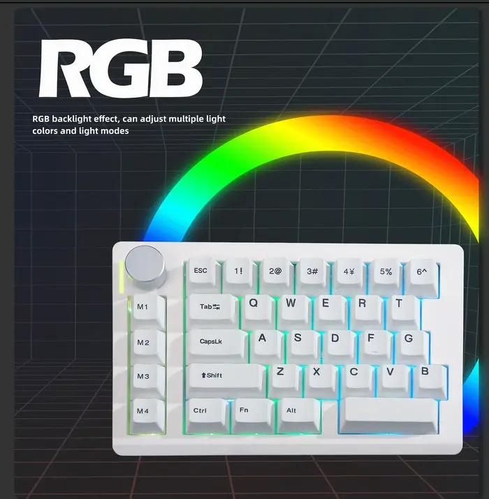 Interrupteur magnétique Gamer clavier filaire 33 touches claviers mécaniques déclencheur rapide échange à chaud Rgb Fps