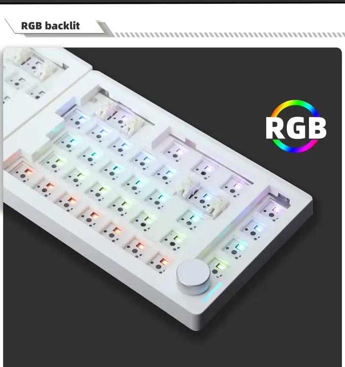Kit de clavier mécanique de jeu personnalisé de type fendu GMK70