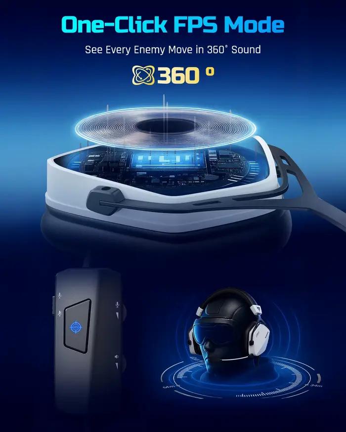 NUBWO HG03 casque filaire Gamer virtuel 7.1 son Surround USB