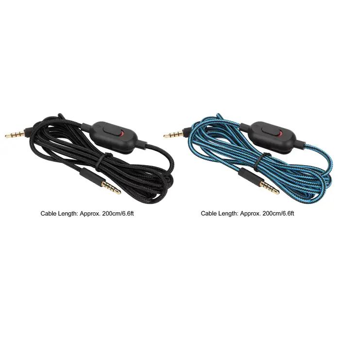 Câble de casque de jeu tissé