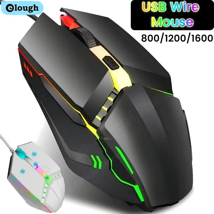 Elough souris filaire muet USB