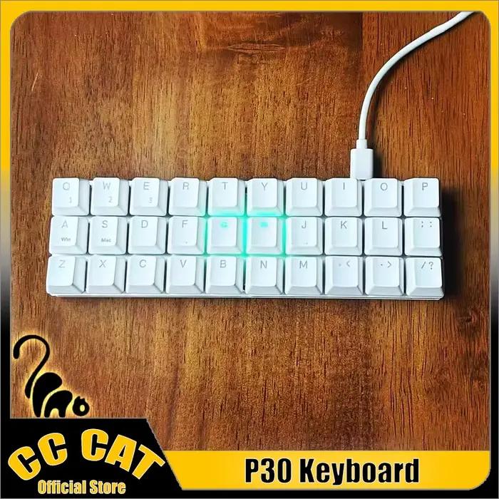Clavier P30 clavier filaire monomode Esport 30 touches clavier mécanique portable Support Qmk flacon claviers de jeu personnalisés