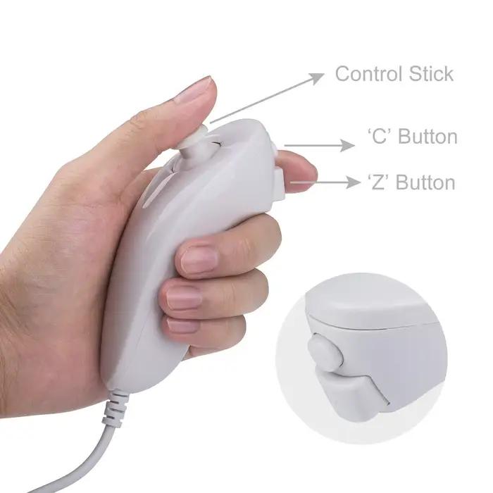Nouveau pour Wii 2 en 1 ensemble manette sans fil télécommande