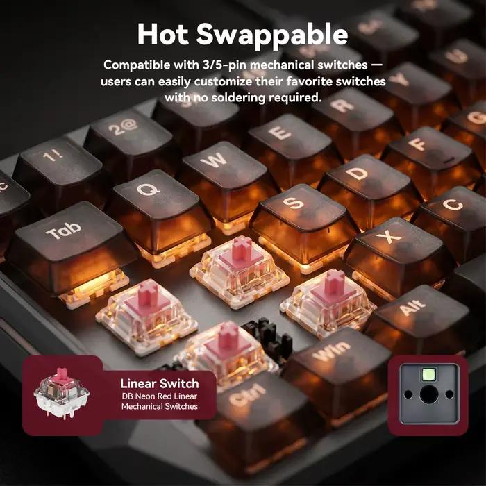 Clavier de jeu DarkBeacon 65% 68 touches