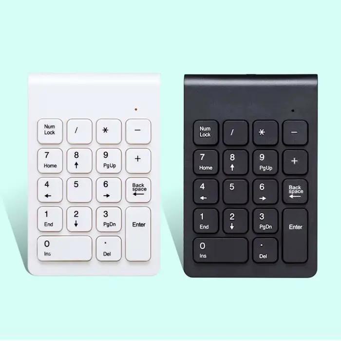 2.4G Portable USB Ultra-mince 18 touches clavier numérique pavé