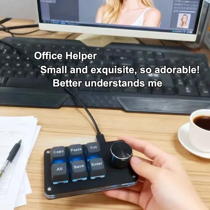 Bouton unique + clavier personnalisable à 6 touches