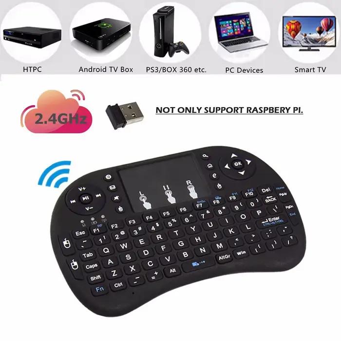 Raspberry Pi 4 modèle B Mini clavier sans fil 2.4 ghz