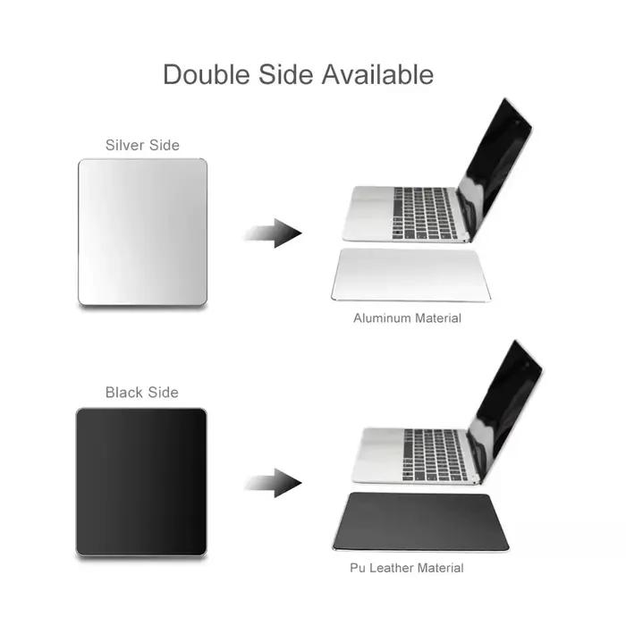 Tapis de souris en métal aluminium