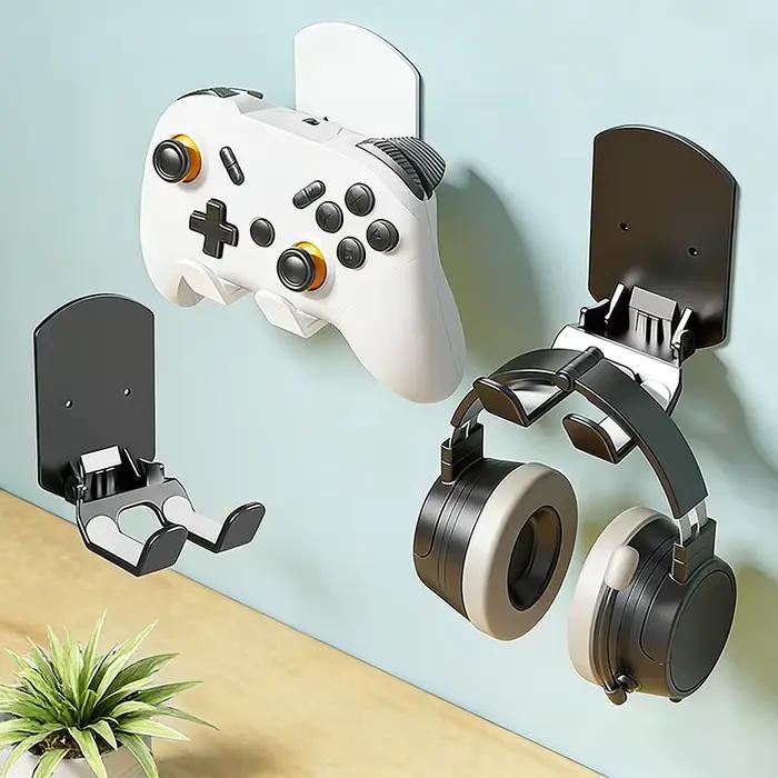 Support mural pour casque et manette de jeu - Installation facile sans perçage