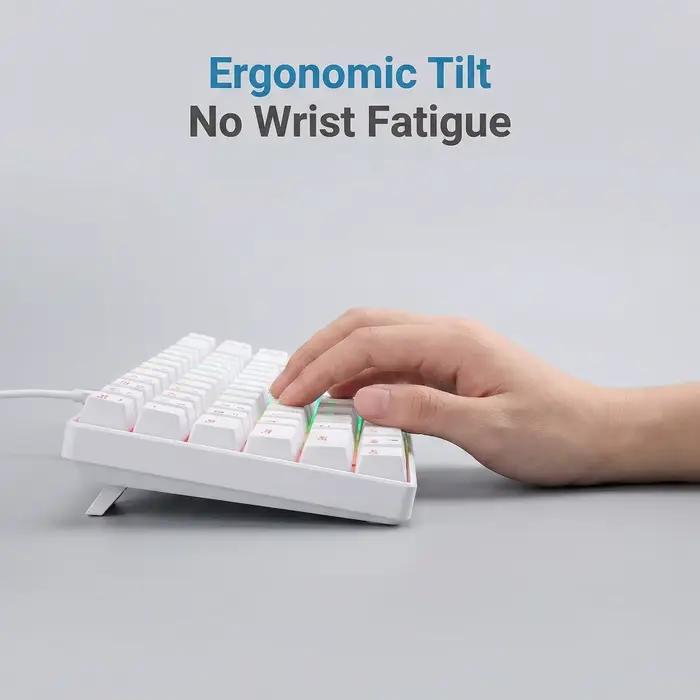 Clavier de jeu à membrane ultra-compact 65 %
