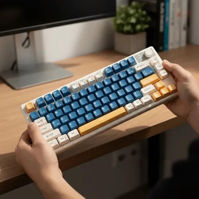 Clavier mécanique de jeu à connexion filaire