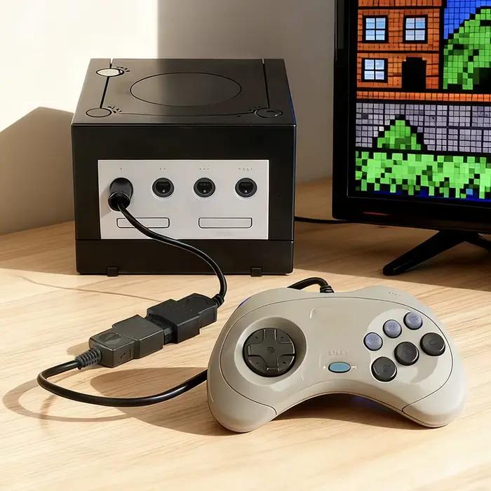 Adaptateur de contrôleur pour Console de jeu Mega Drive/GameCube/Wii/FC/NES